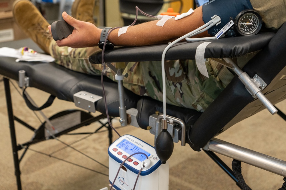 Wildcats Bleed for a Cause: 81st Readiness Division Soldiers Donate During Battle Assembly