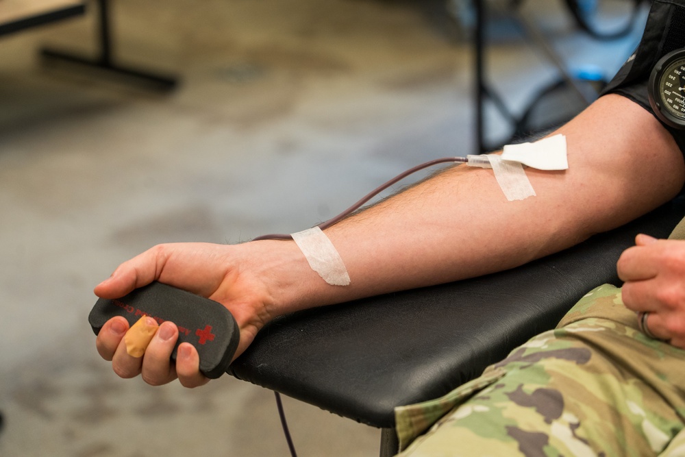 Wildcats Bleed for a Cause: 81st Readiness Division Soldiers Donate During Battle Assembly