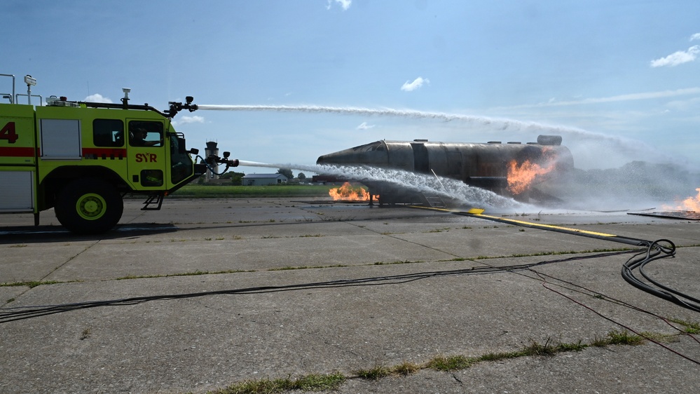 174th Attack Wing firefighters conduct annual training exercise