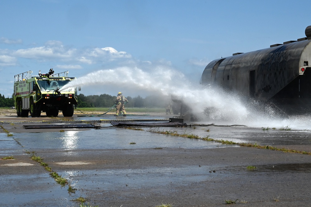 174th Attack Wing firefighters conduct annual training exercise