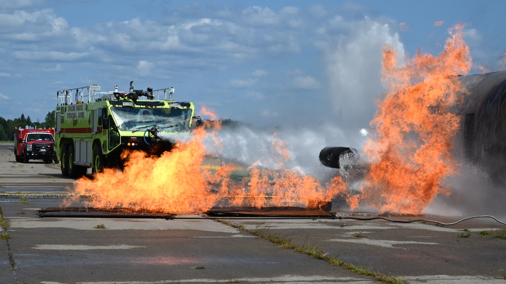 174th Attack Wing firefighters conduct annual training exercise