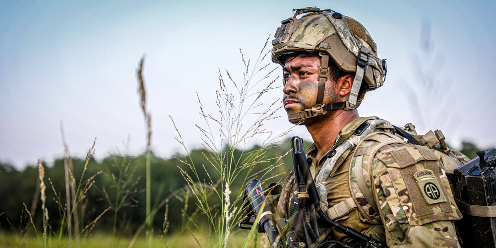 Paratroopers Conduct Load Up Onto Helicopter In Preparation For Air Assault