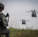 Paratroopers Conduct Load Up Onto Helicopter In Preparation For Air Assault