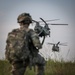 Paratroopers Conduct Load Up Onto Helicopter In Preparation For Air Assault