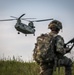 Paratroopers Conduct Load Up Onto Helicopter In Preparation For Air Assault