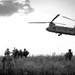 Paratroopers Conduct Load Up Onto Helicopter In Preparation For Air Assault