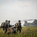 Paratroopers Conduct Load Up Onto Helicopter In Preparation For Air Assault