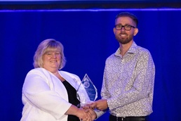 Ryan Pierce wins "Beyond the Call of Duty" award