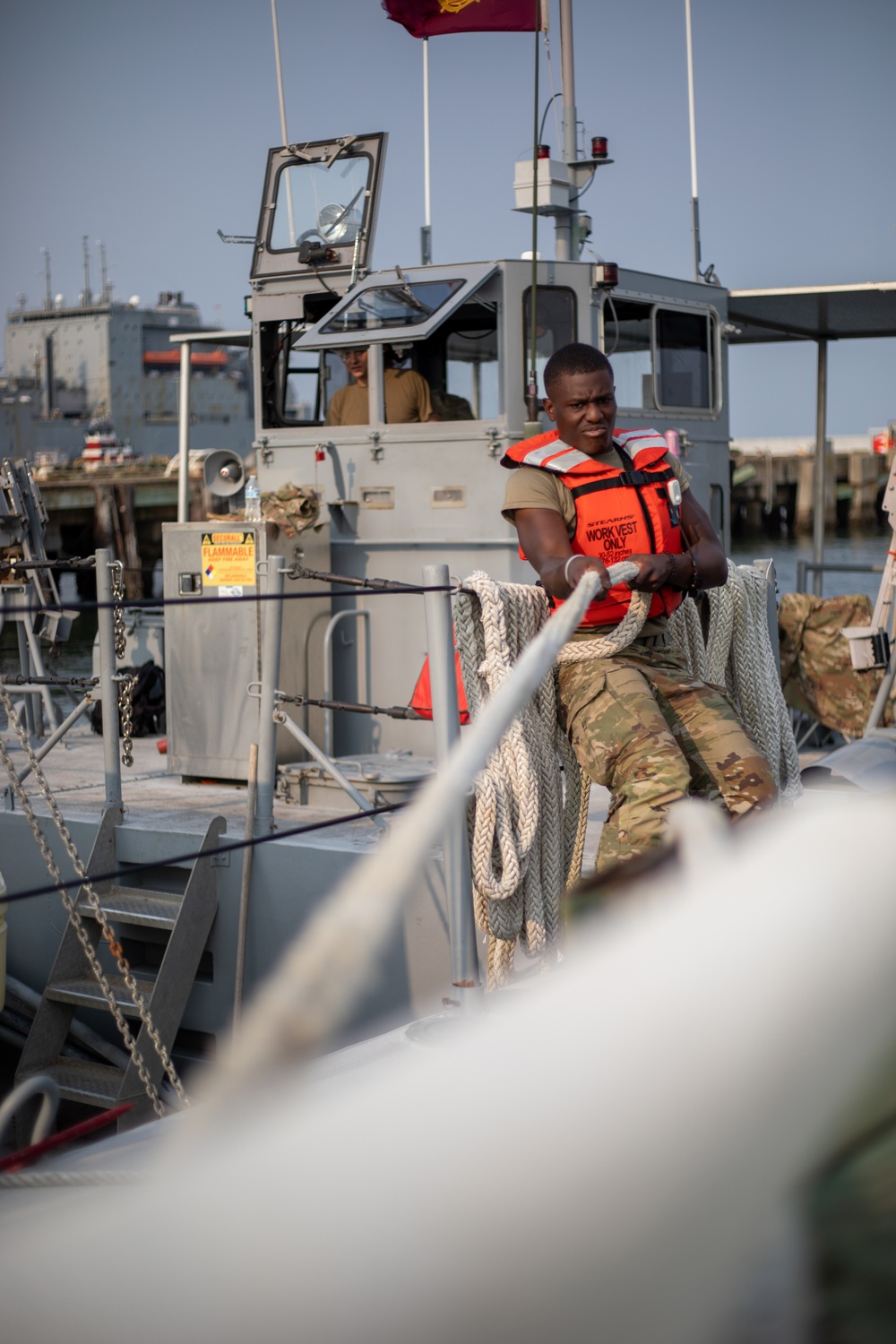 74th EDD and 554th ECC Conduct Port Damage Repair Operation