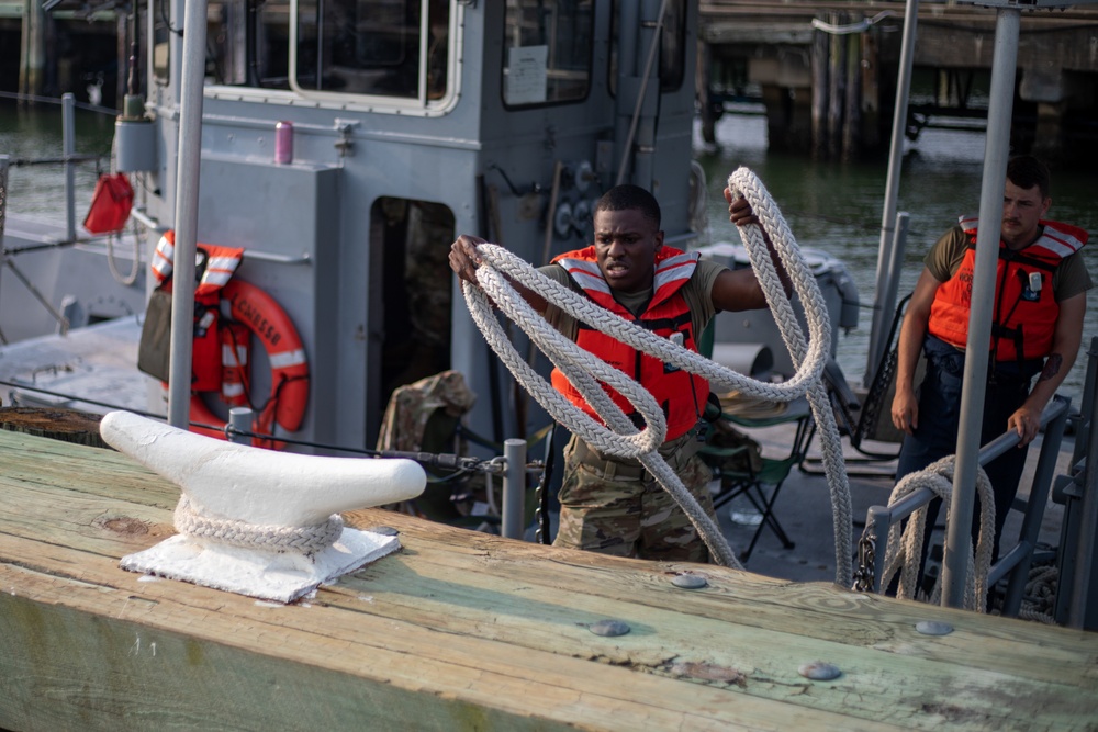 74th EDD and 554th ECC Conduct Port Damage Repair Operation