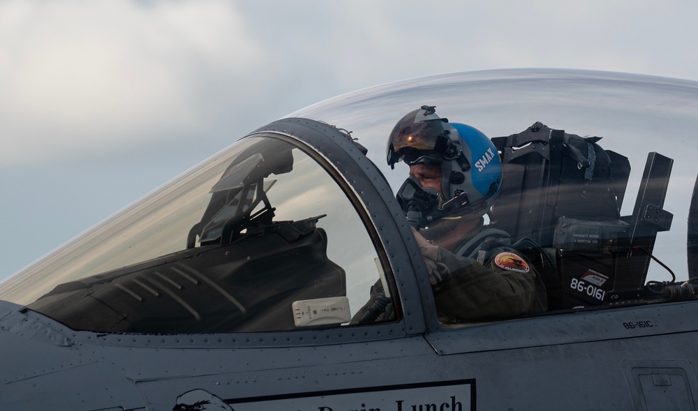 Relampago VIII / ADLA 2023; 125th FW stepping, taking off