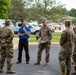 Sgt. Maj. Lombardo visit