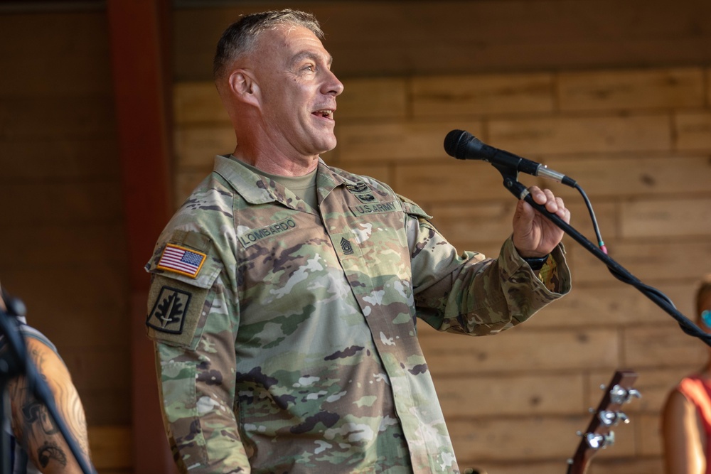 Sgt. Maj. Lombardo visit