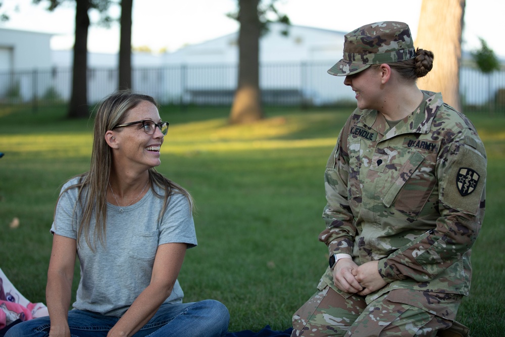 Sgt. Maj. Lombardo visit