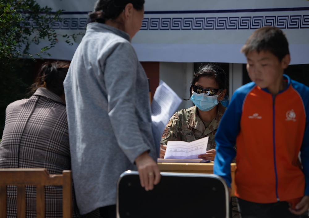 PAC-Angel 23-2 medics open free site in Mongolia