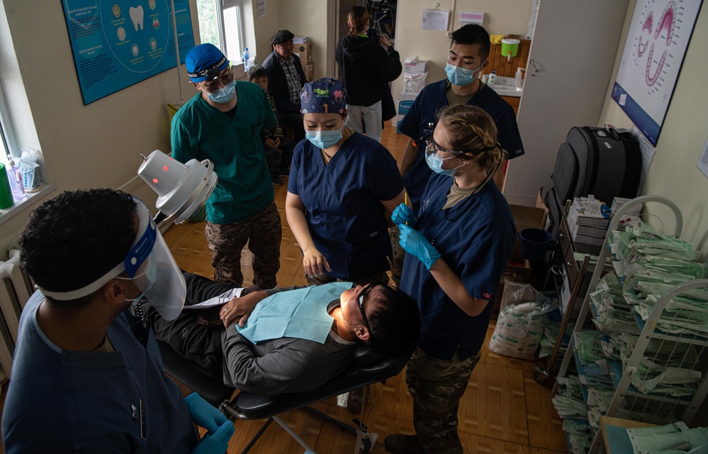PAC-Angel 23-2 medics open free site in Mongolia