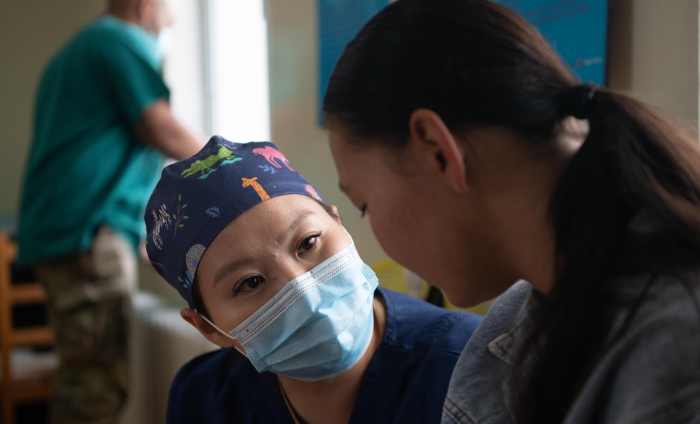 PAC-Angel 23-2 medics open free site in Mongolia