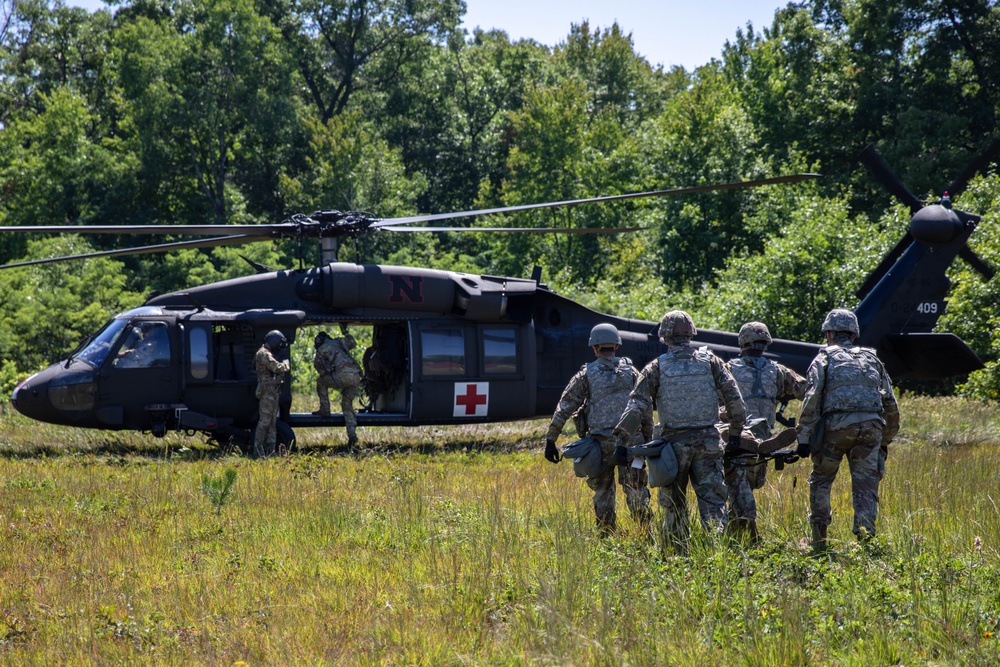 804th casualty evacuation training