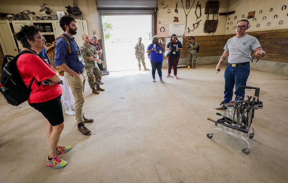 Educators and influencers tour Fort Cavazos to gain valuable insights