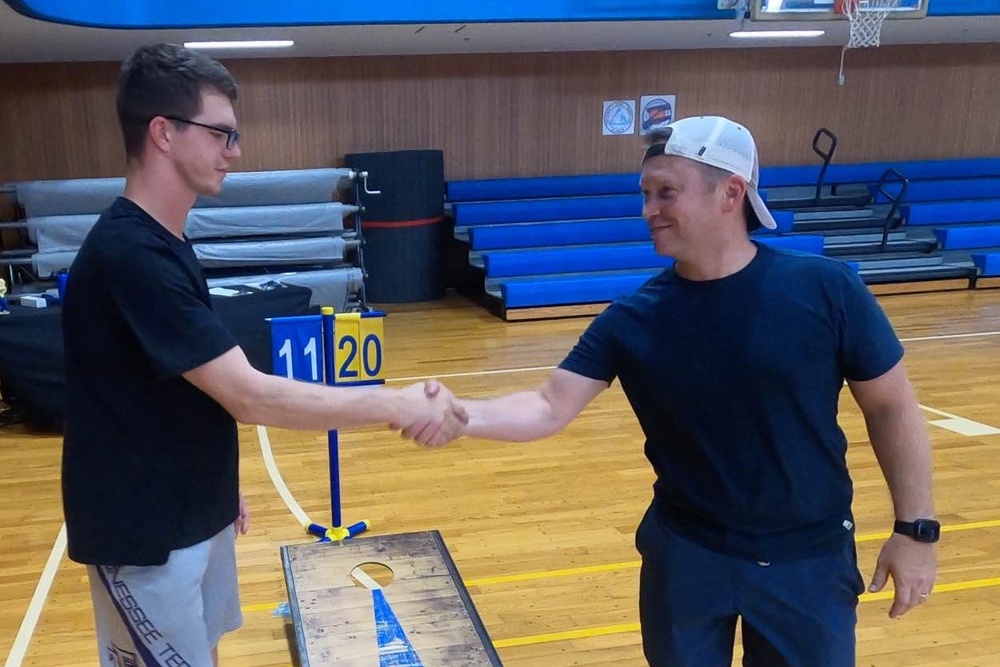 Competitors come out for Camp Zama’s inaugural Corn Hole tournament