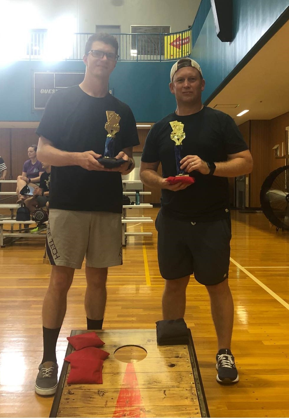 Competitors come out for Camp Zama’s inaugural Corn Hole tournament