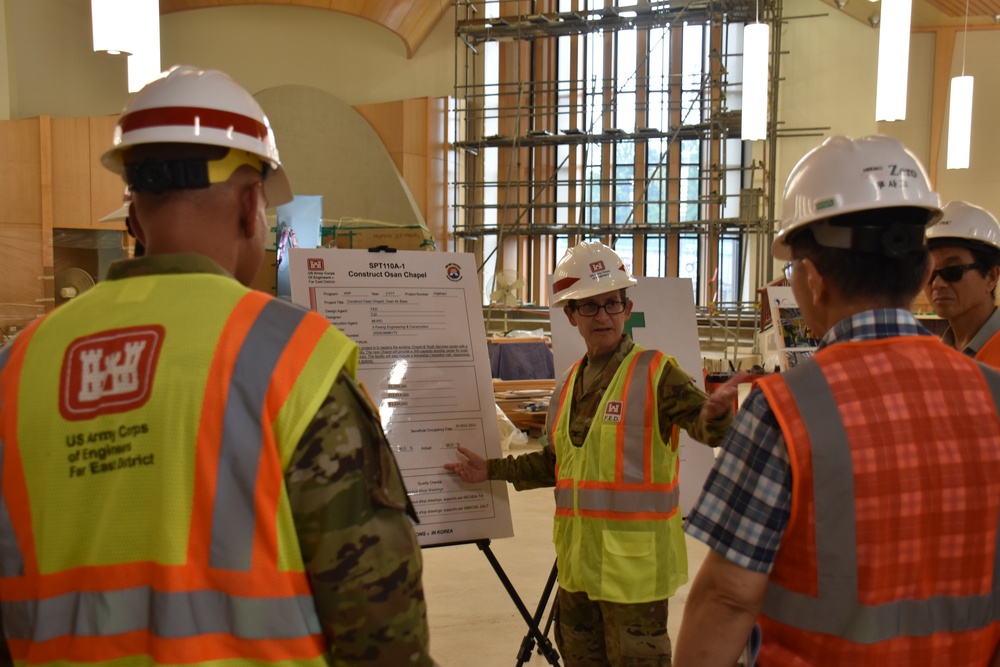 Army engineers construct chapel on Osan Air Base in South Korea