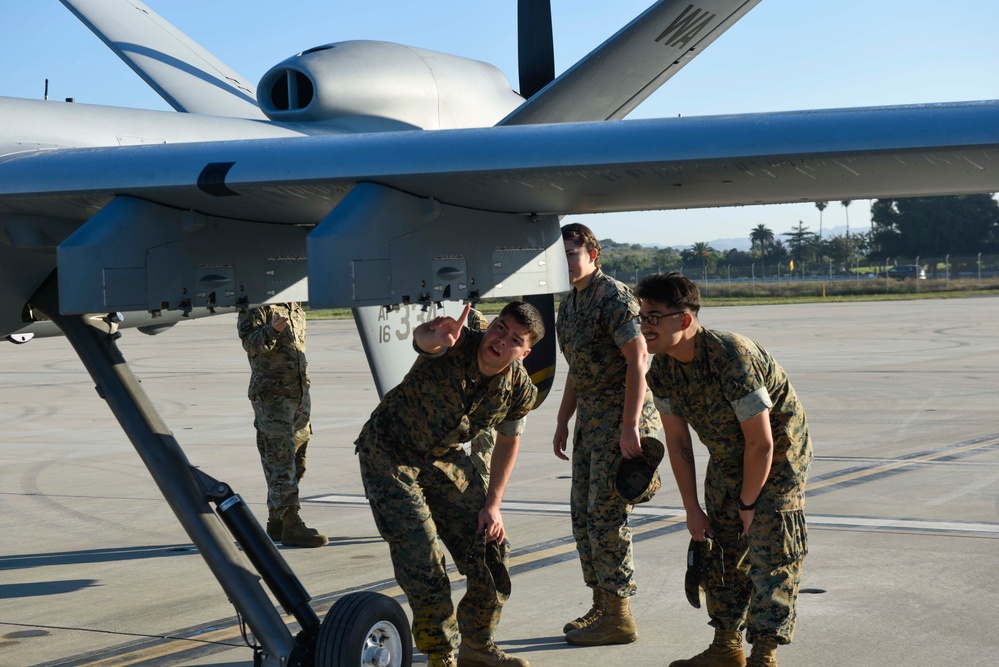 Prepping the MQ-9 Reaper for flight; So Agile Hunter can soar