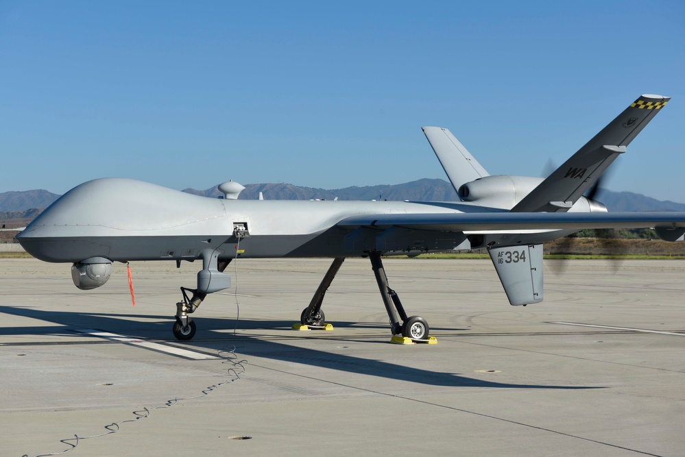 Prepping the MQ-9 Reaper for flight; So Agile Hunter can soar