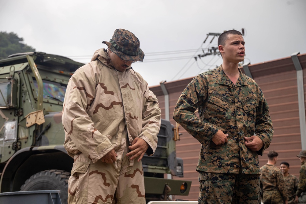 KMEP 23.3 | Marines with 3rd LSB complete CBRN MSD certification course