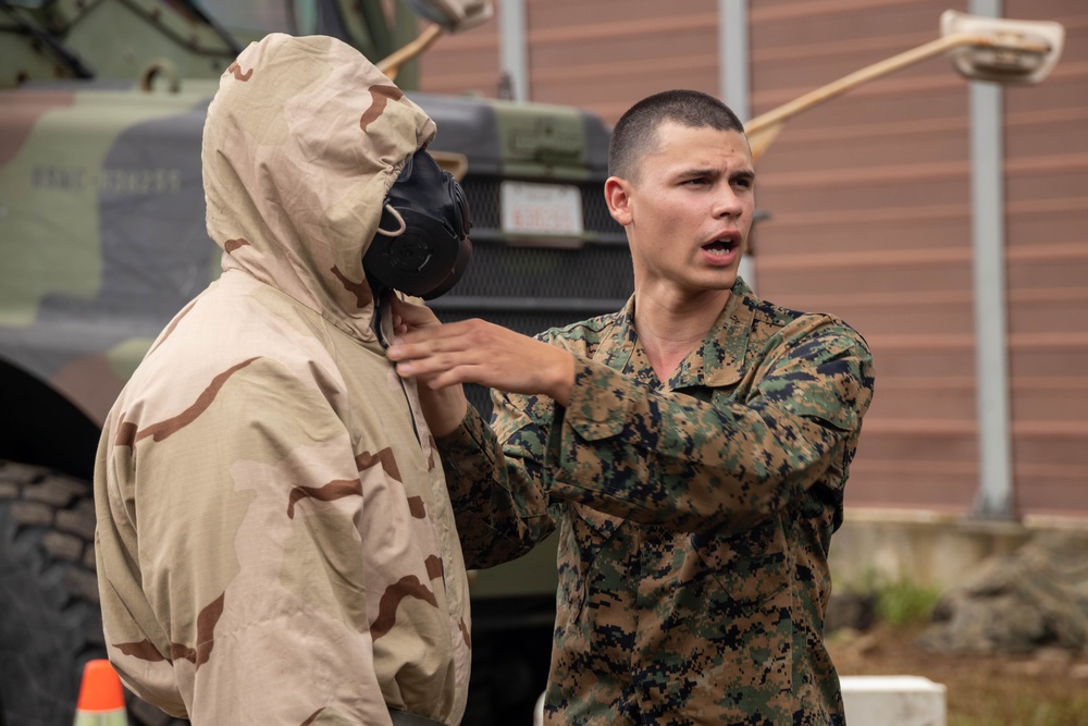 KMEP 23.3 | Marines with 3rd LSB complete CBRN MSD certification course