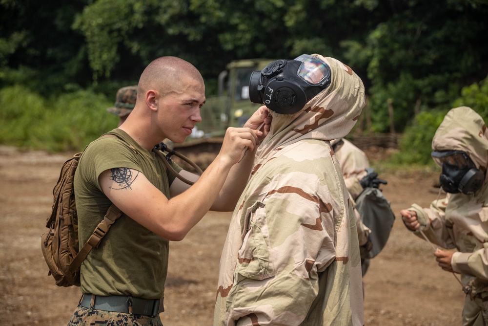 KMEP 23.3 | Marines with 3rd LSB complete CBRN MSD certification course