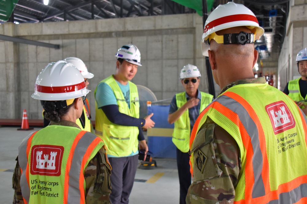 Army engineers construct new child development center on Osan Air Base, South Korea