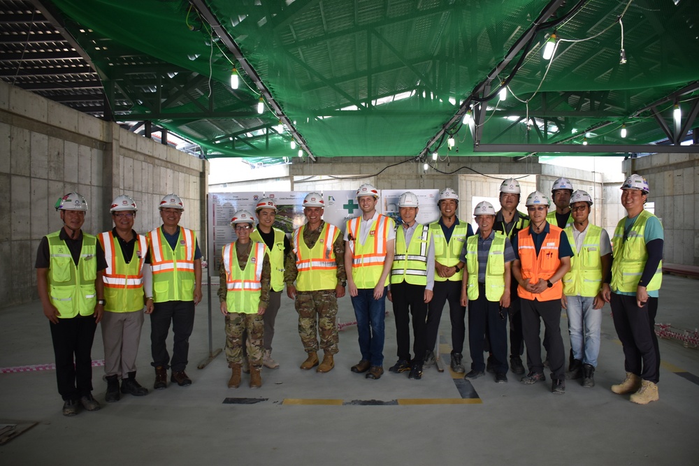 Army engineers construct new child development center on Osan Air Base, South Korea