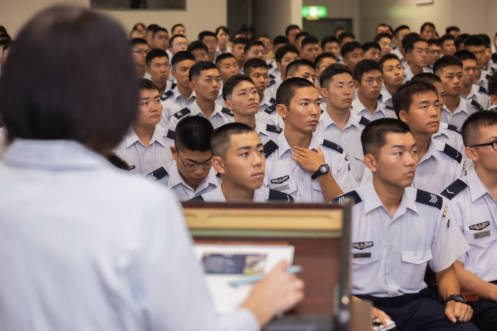 Japan Air Self-Defense Force cadets visit Marine Corps Air Station Iwakuni