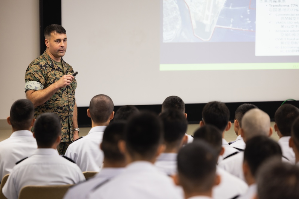 Japan Air Self-Defense Force cadets visit Marine Corps Air Station Iwakuni