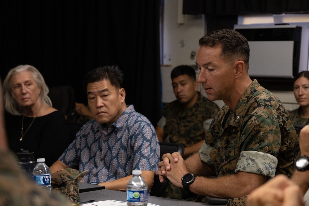 The Hawaii Military Affairs Council Visits 3d MLR