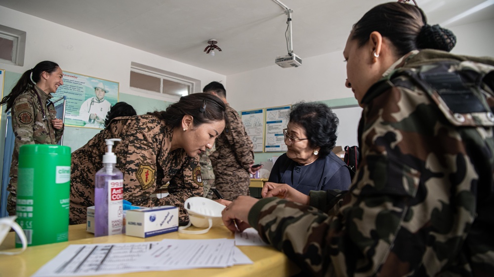 PAC-Angel 23-2 medics open free site in Mongolia