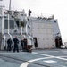 USS Ralph Johnson hosts weapons familiarization training.