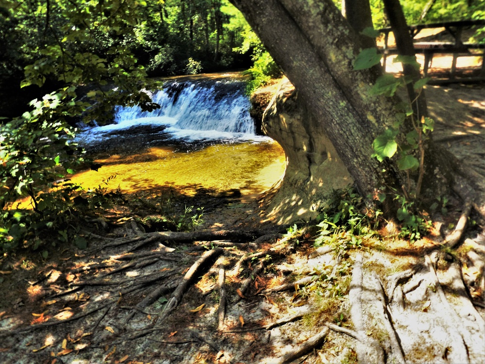 Trout Falls at Fort McCoy's Pine View Recreation Area