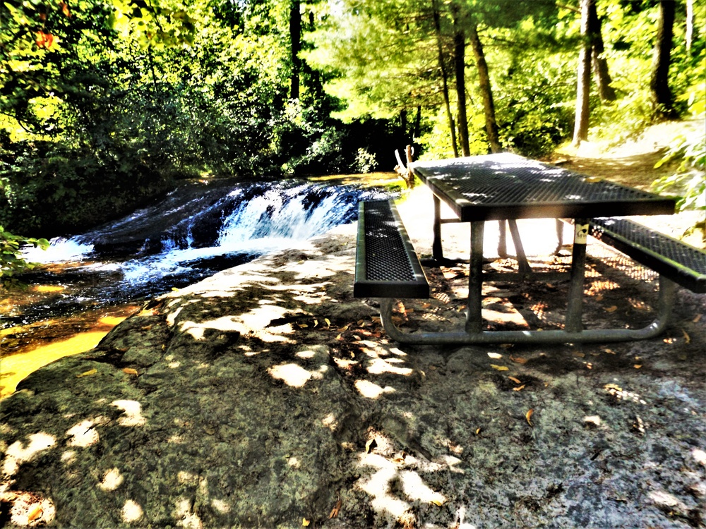 Trout Falls at Fort McCoy's Pine View Recreation Area