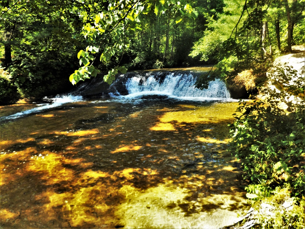 Trout Falls at Fort McCoy's Pine View Recreation Area