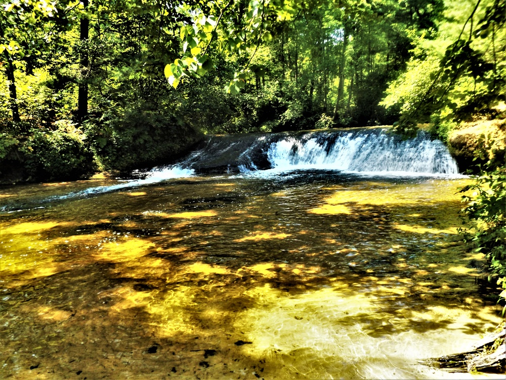 Trout Falls at Fort McCoy's Pine View Recreation Area