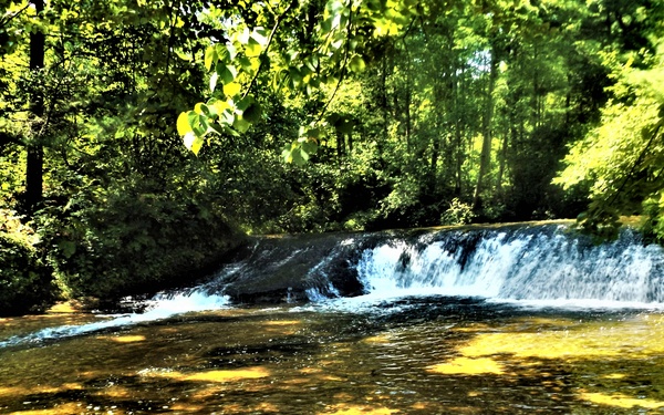 Trout Falls at Fort McCoy's Pine View Recreation Area