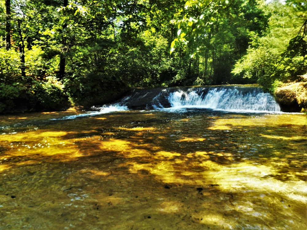 Trout Falls at Fort McCoy's Pine View Recreation Area