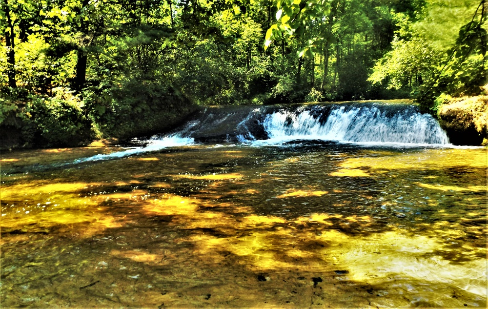 Trout Falls at Fort McCoy's Pine View Recreation Area