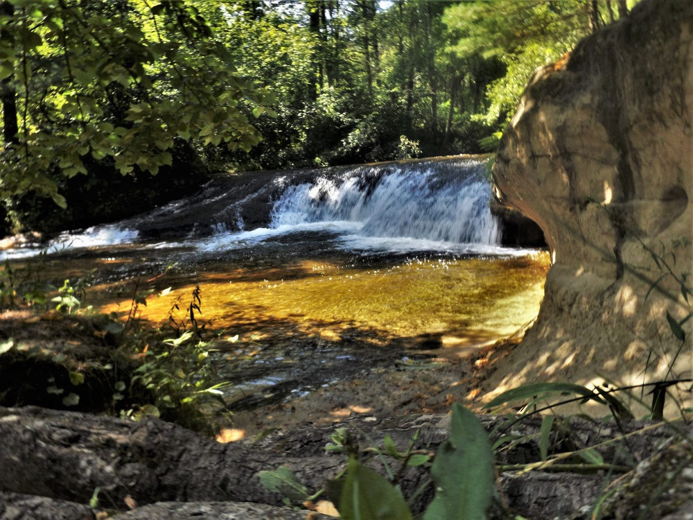 Trout Falls at Fort McCoy's Pine View Recreation Area