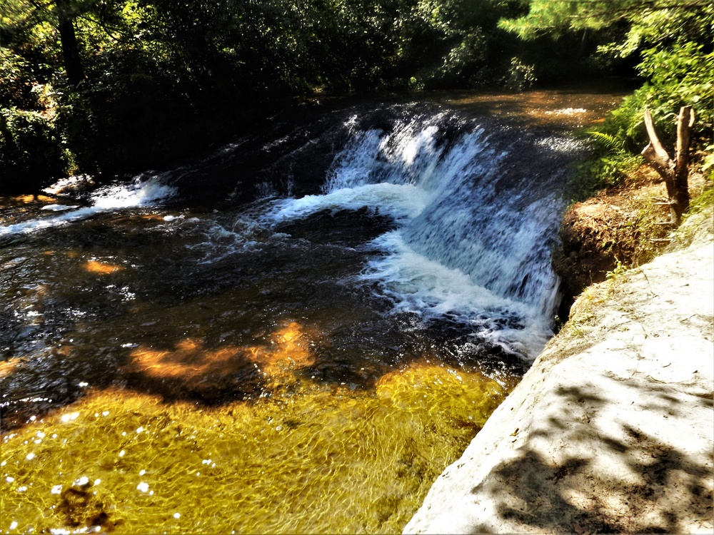 Trout Falls at Fort McCoy's Pine View Recreation Area