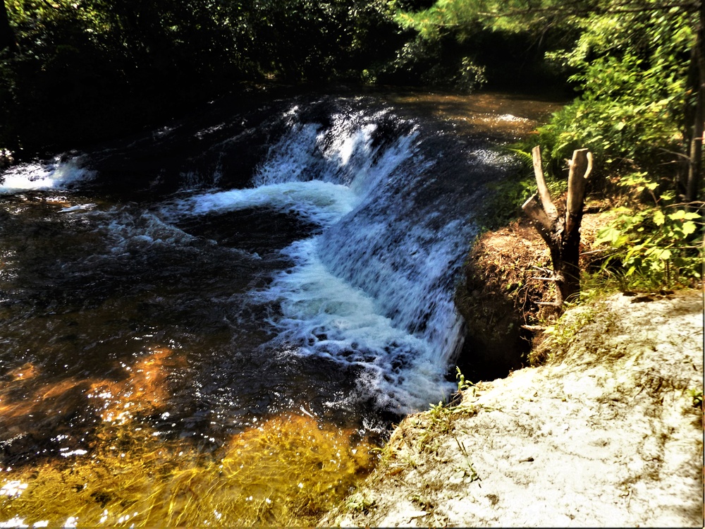 Trout Falls at Fort McCoy's Pine View Recreation Area