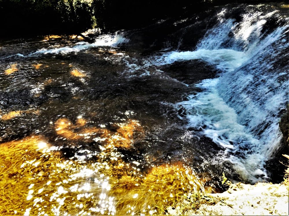 Trout Falls at Fort McCoy's Pine View Recreation Area