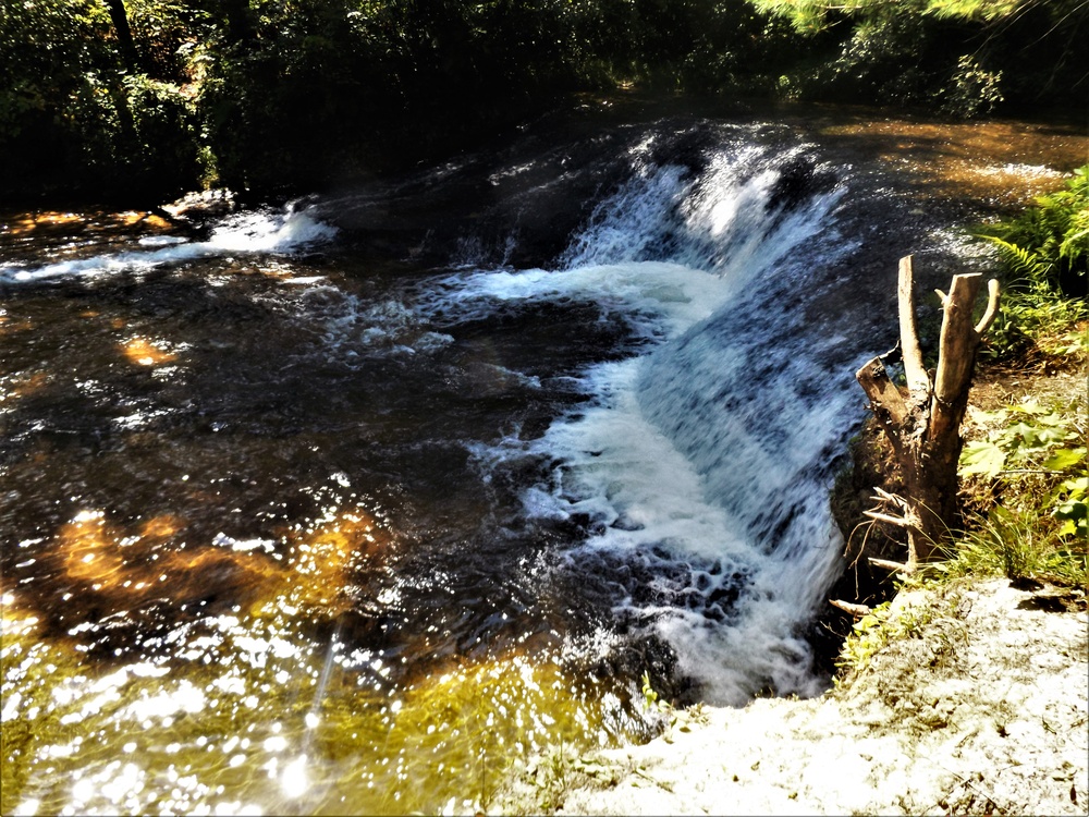 Trout Falls at Fort McCoy's Pine View Recreation Area